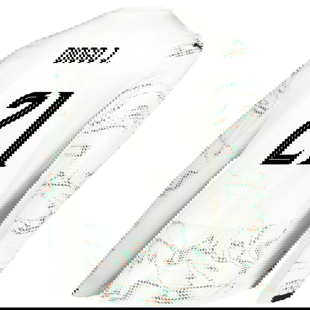 2025-2026 Portugal Long Sleeve Away Shirt (Diogo J. 21)