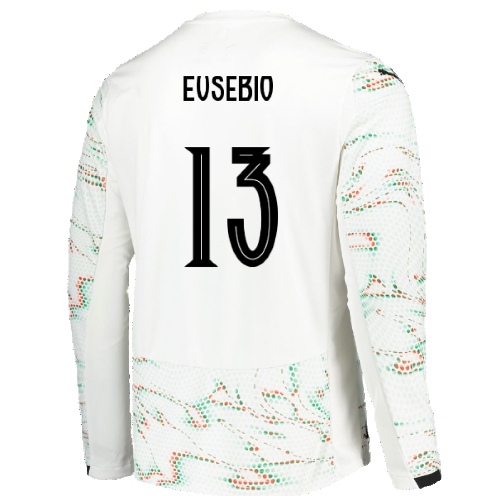 2025-2026 Portugal Long Sleeve Away Shirt (Eusebio 13)