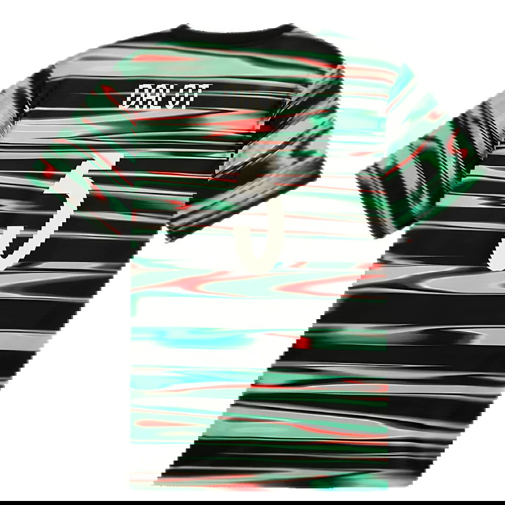 2025-2026 Portugal Prematch SS Jersey (Black) (Dalot 5)