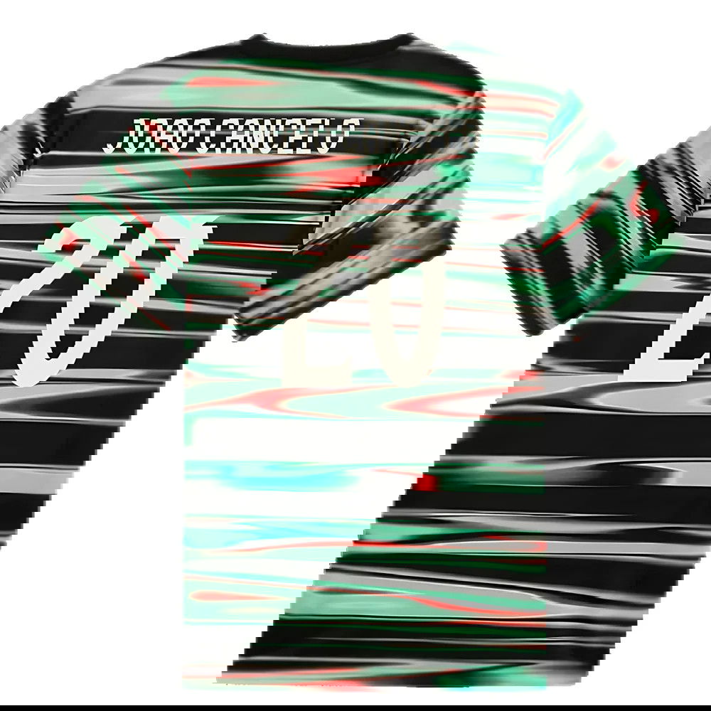 2025-2026 Portugal Prematch SS Jersey (Black) (Joao Cancelo 20)