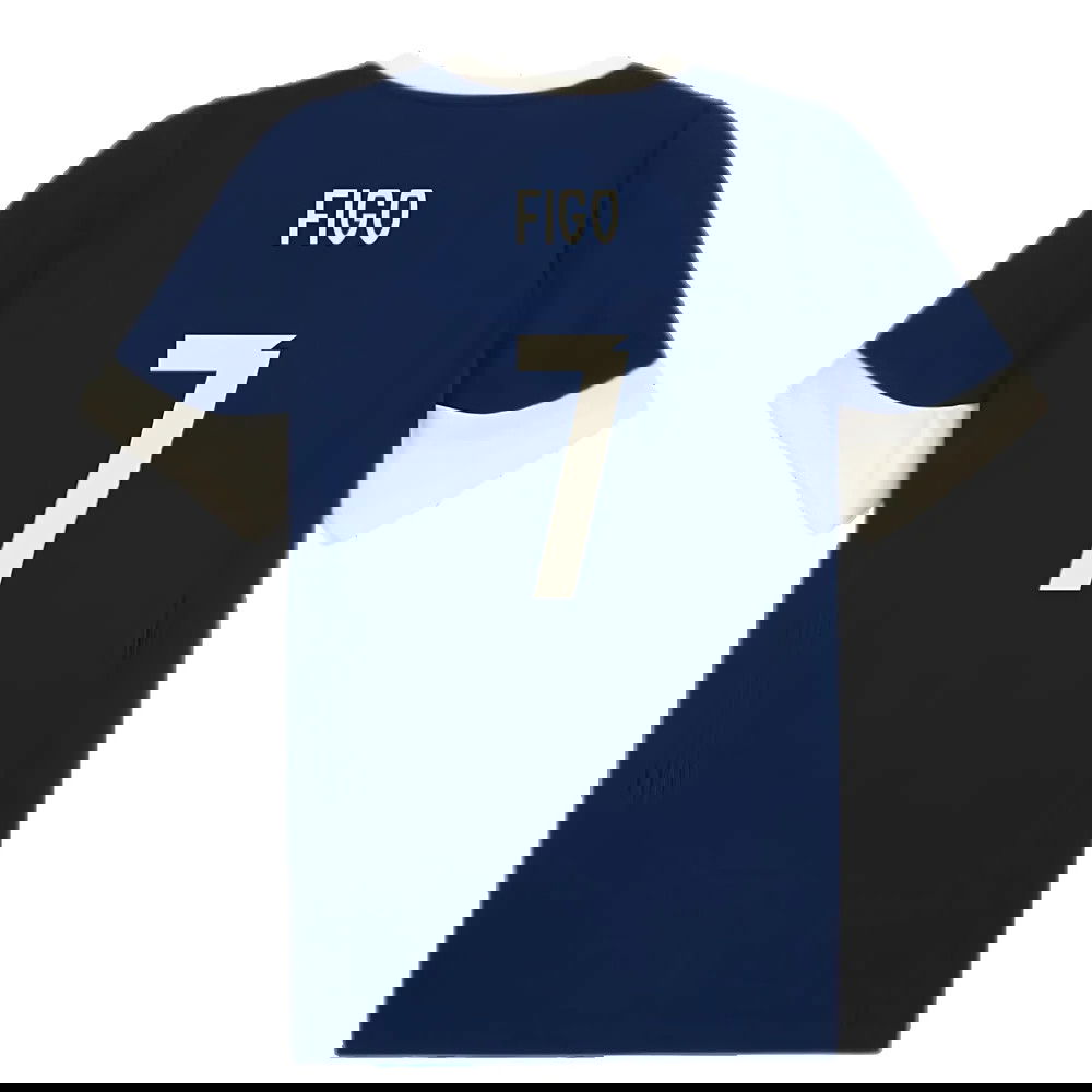 2025-2026 Portugal Training Jersey (Persian Blue) (Figo 7)