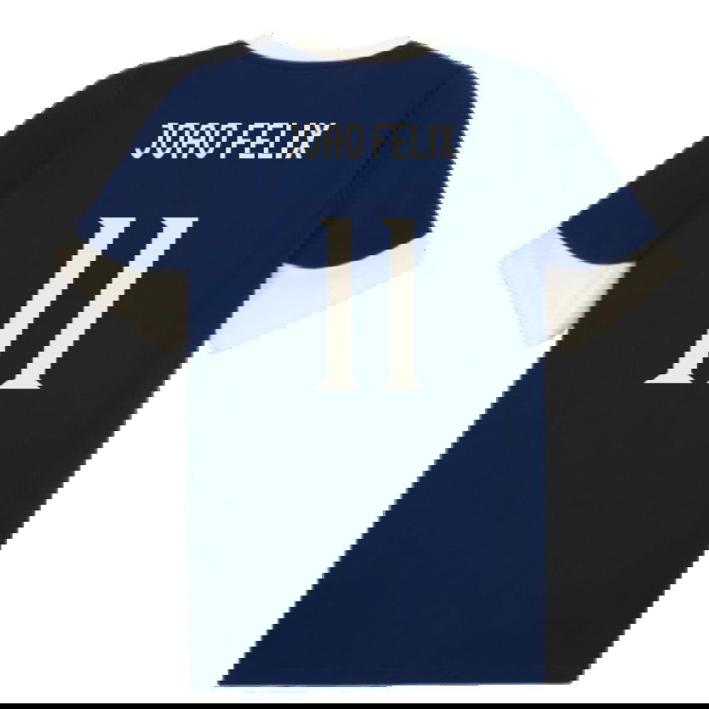 2025-2026 Portugal Training Jersey (Persian Blue) (Joao Felix 11)