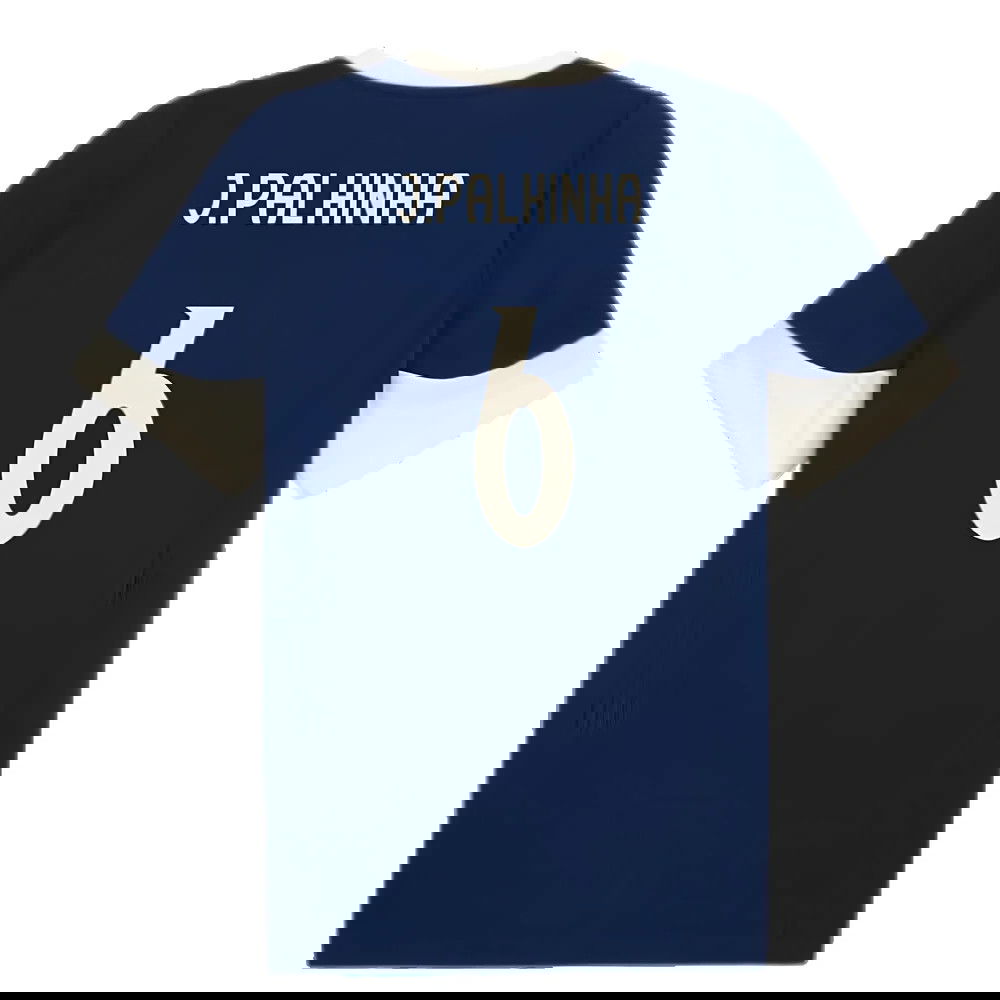 2025-2026 Portugal Training Jersey (Persian Blue) (J.Palhinha 6)