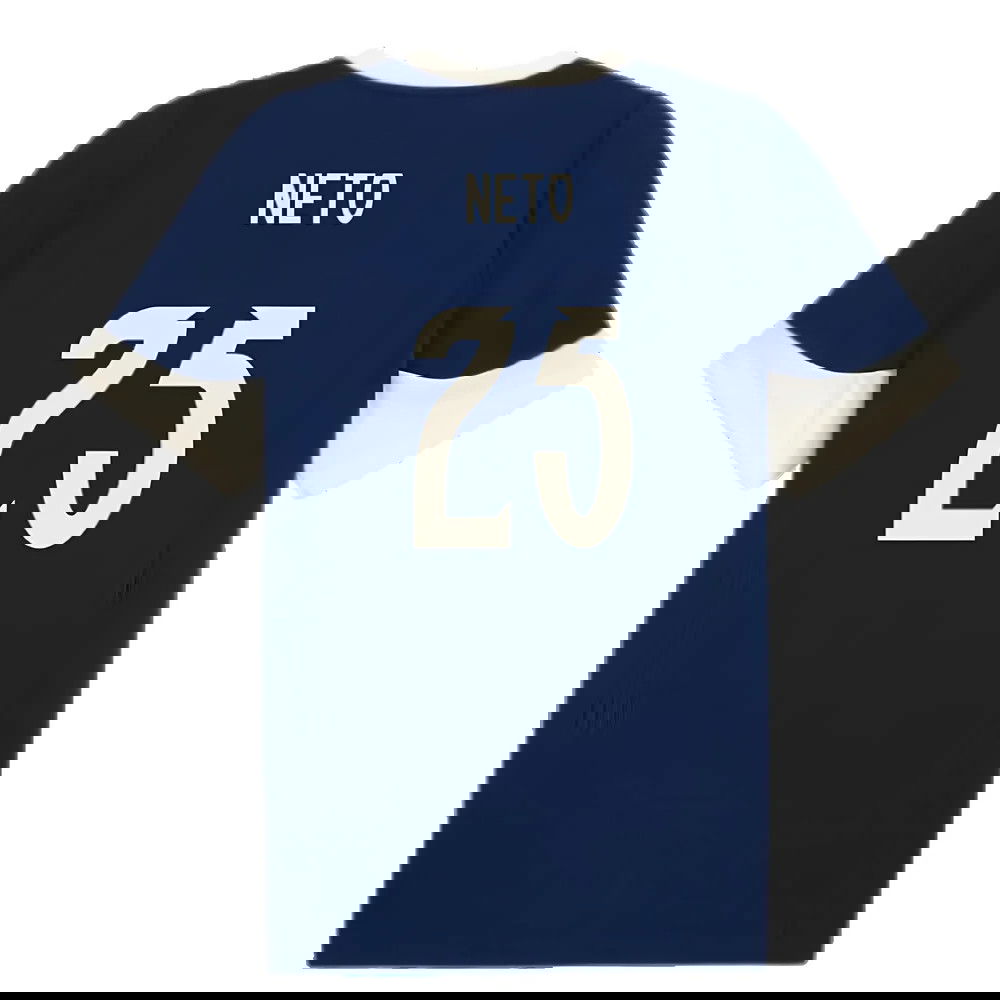 2025-2026 Portugal Training Jersey (Persian Blue) (Neto 25)