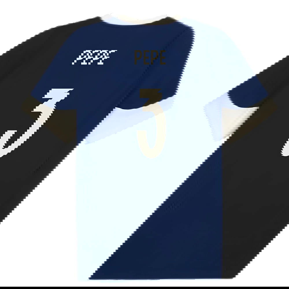 2025-2026 Portugal Training Jersey (Persian Blue) (Pepe 3)