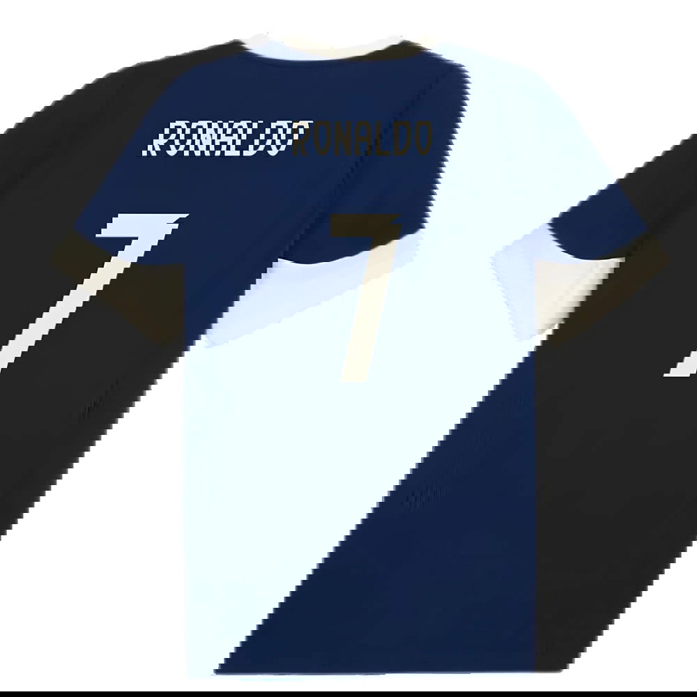 2025-2026 Portugal Training Jersey (Persian Blue) (Ronaldo 7)