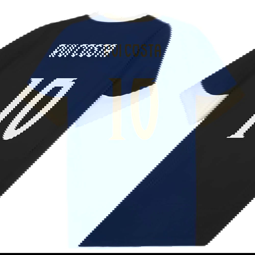 2025-2026 Portugal Training Jersey (Persian Blue) (Rui Costa 10)