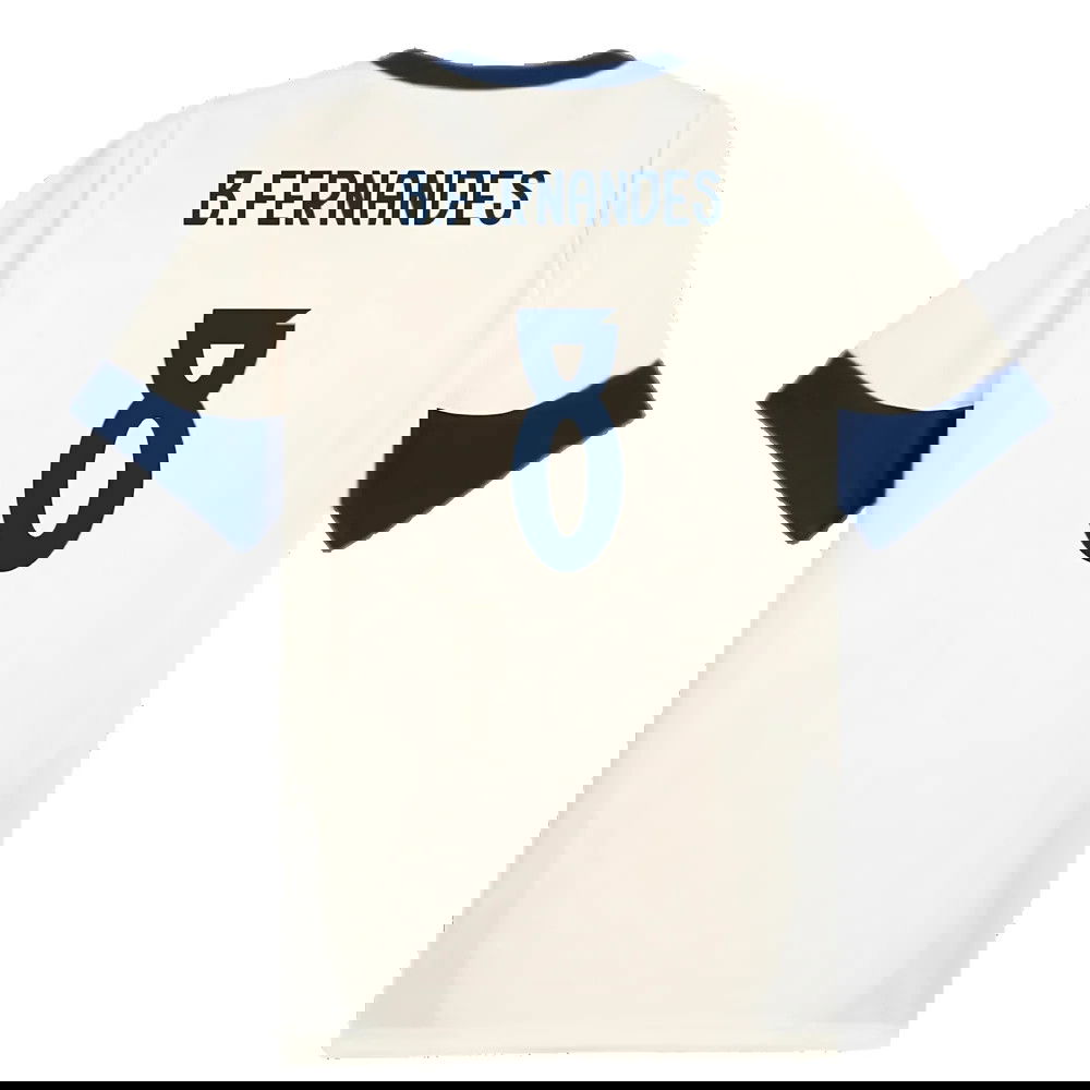 2025-2026 Portugal Training Jersey (Sugared Almond) (B.Fernandes 8)