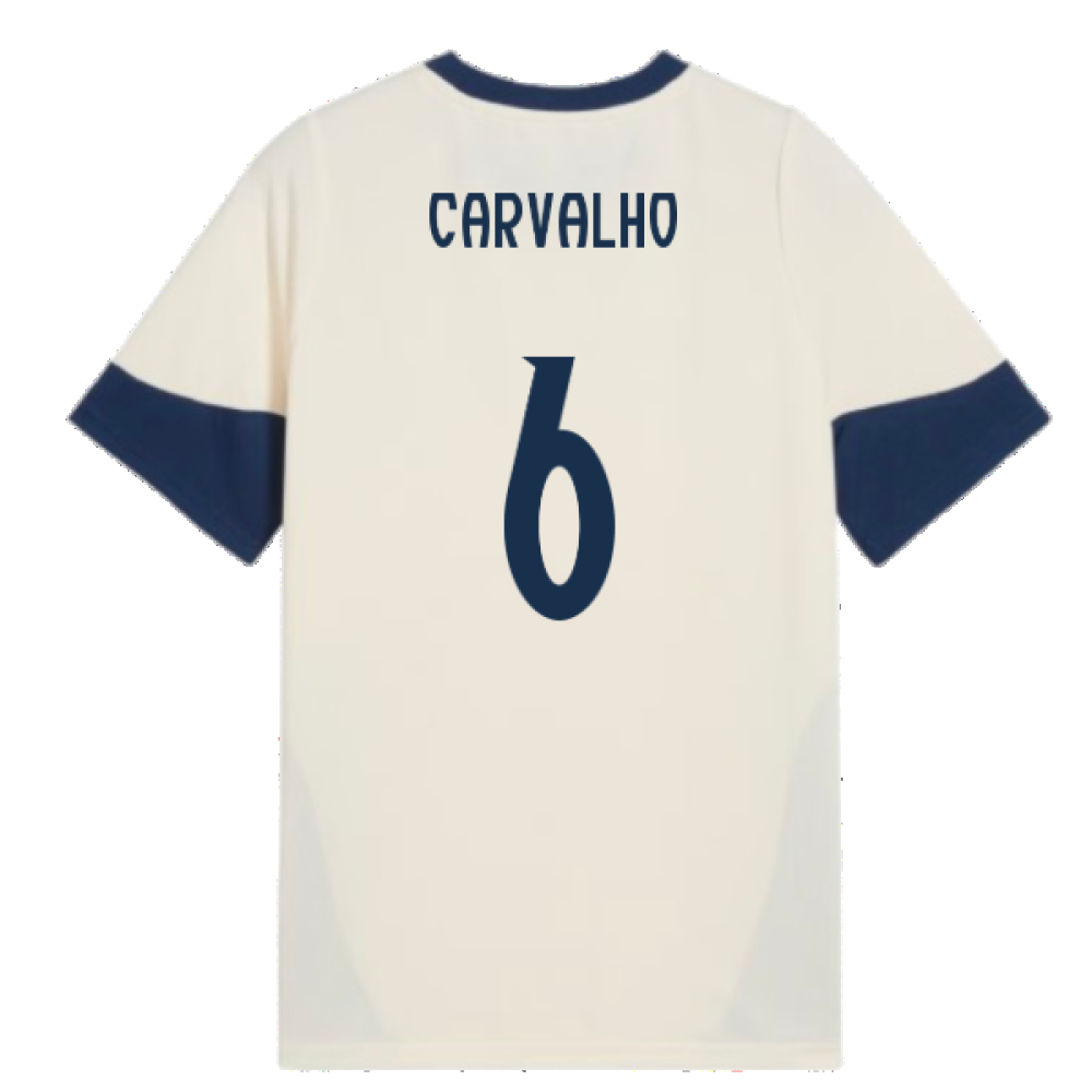2025-2026 Portugal Training Jersey (Sugared Almond) - Kids (Carvalho 6)