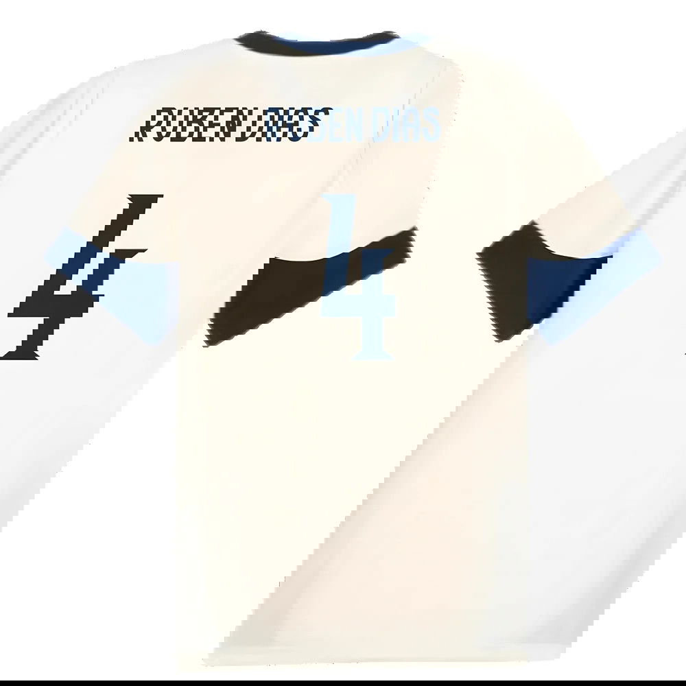 2025-2026 Portugal Training Jersey (Sugared Almond) (Ruben Dias 4)