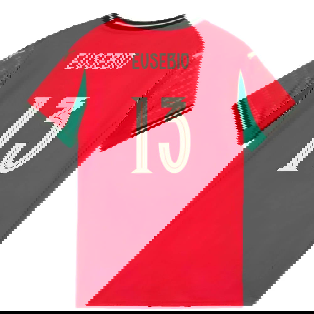 2025-2026 Portugal Womens Team Home Shirt (Ladies) (Eusebio 13)