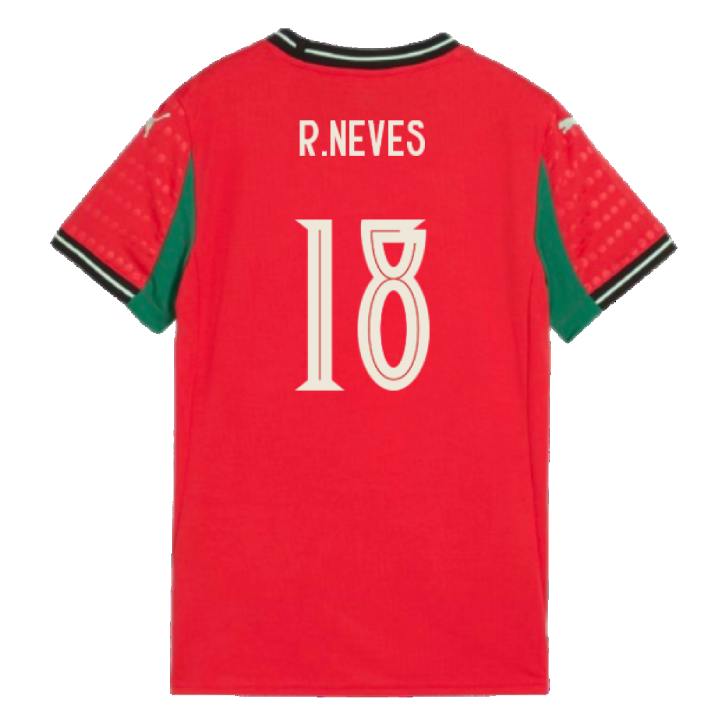 2025-2026 Portugal Womens Team Home Shirt (Ladies) (R.Neves 18)