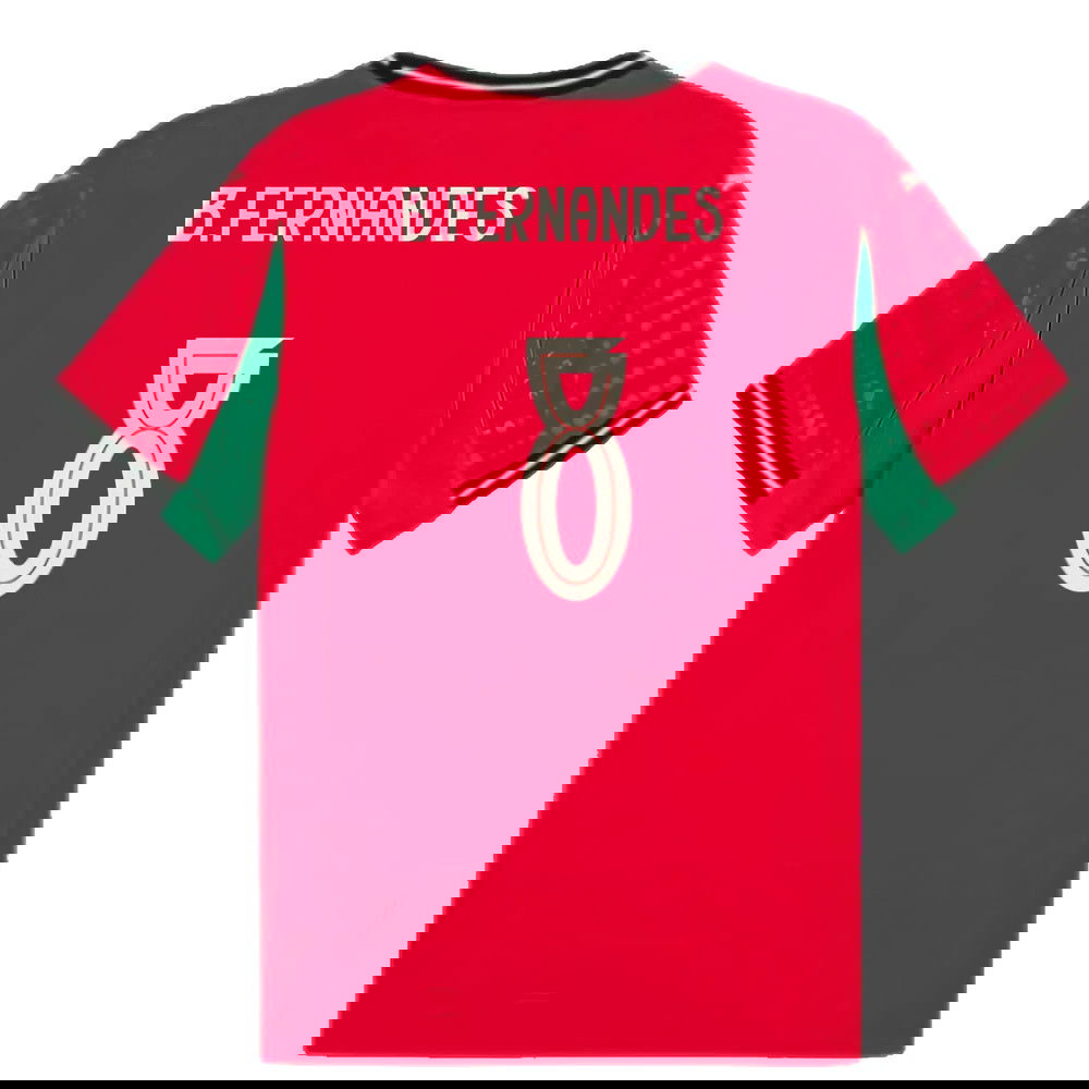 2025-2026 Portugal Womens Team Home Shirt (Unisex) (B.Fernandes 8)