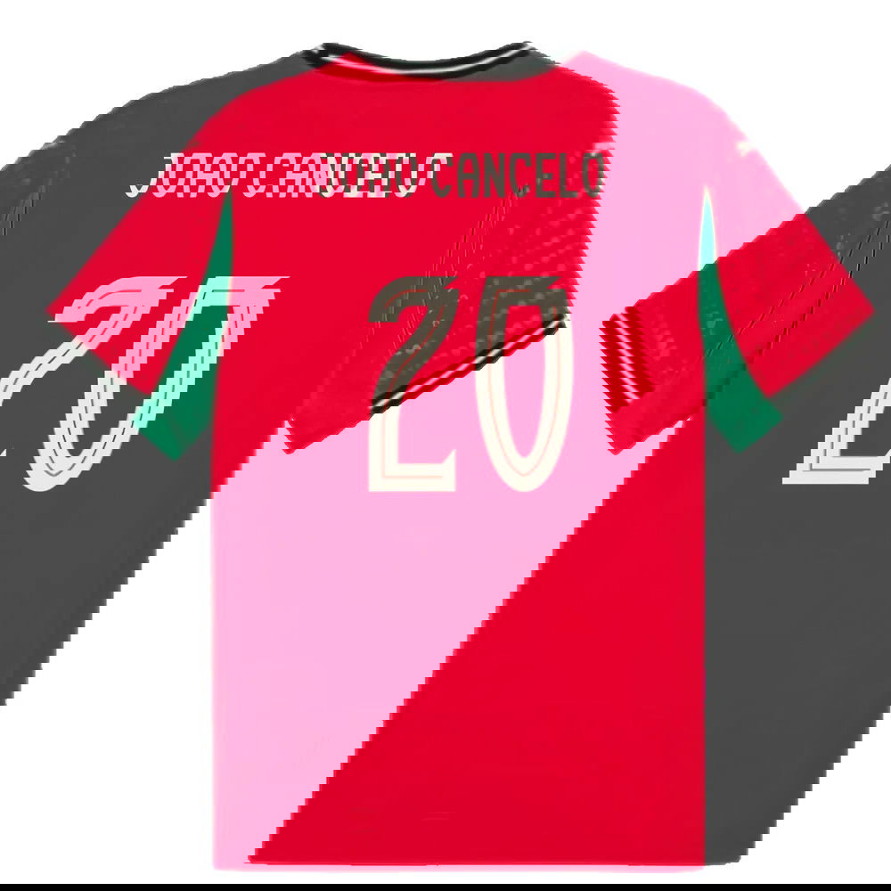 2025-2026 Portugal Womens Team Home Shirt (Unisex) (Joao Cancelo 20)