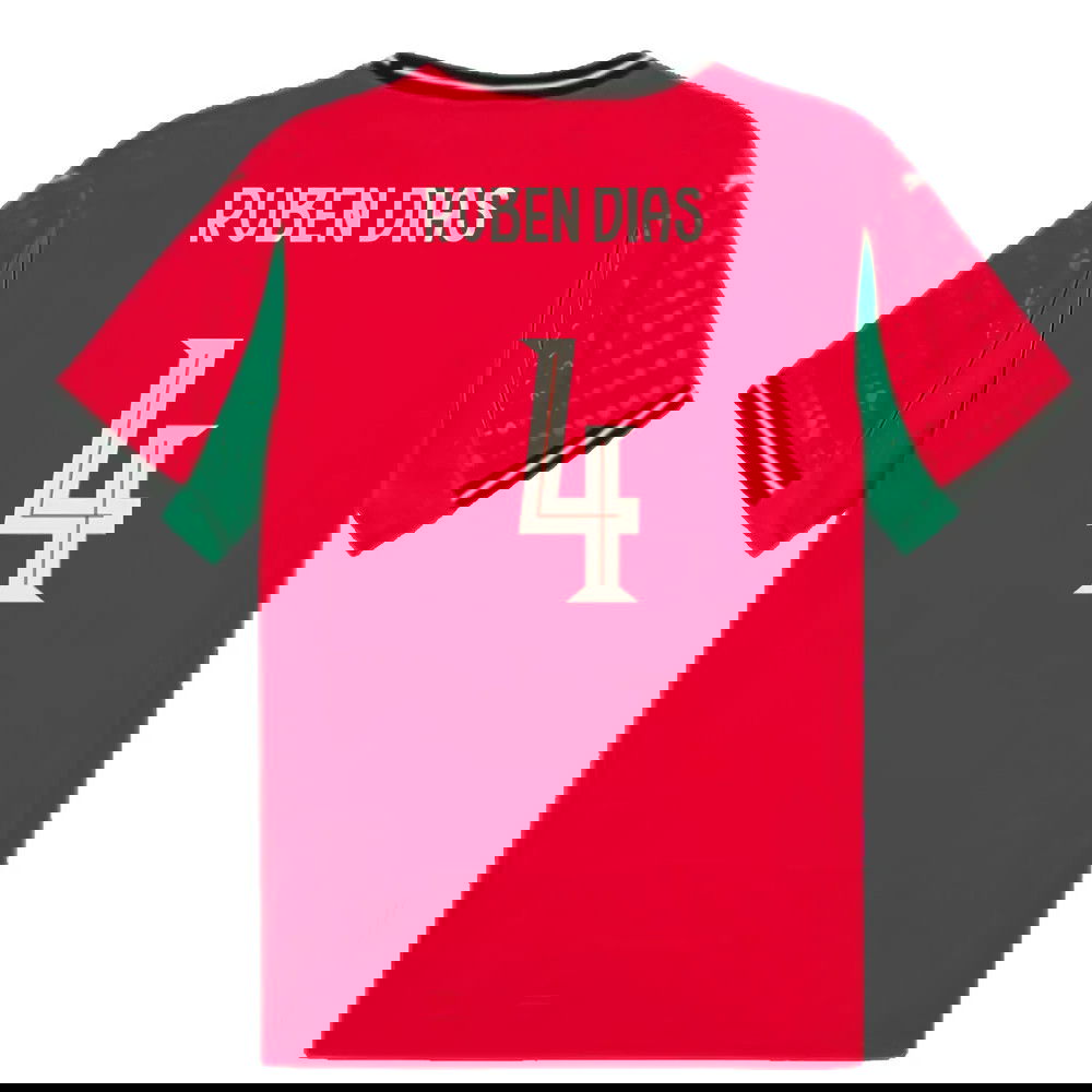 2025-2026 Portugal Womens Team Home Shirt (Unisex) (Ruben Dias 4)