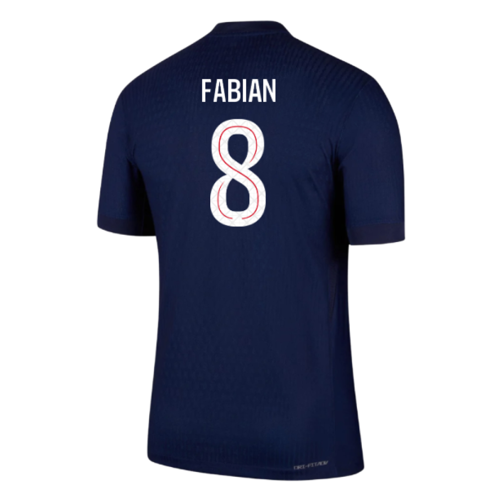 2025-2026 PSG Home Dri-Fit ADV Authentic Shirt (Fabian 8)