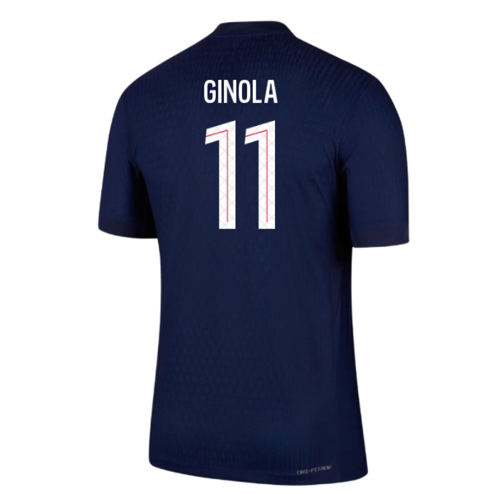 2025-2026 PSG Home Dri-Fit ADV Authentic Shirt (Ginola 11)