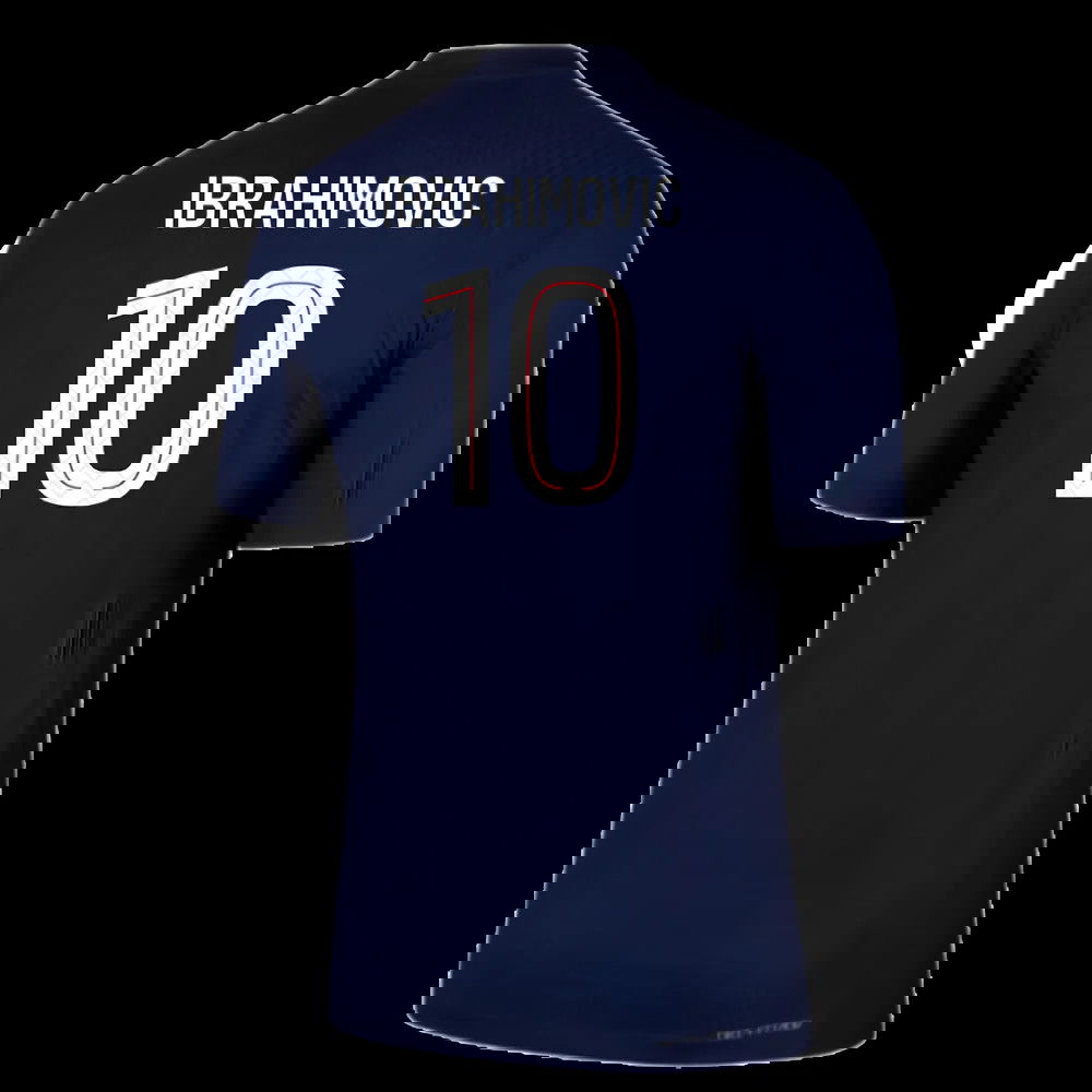 2025-2026 PSG Home Dri-Fit ADV Authentic Shirt (Ibrahimovic 10)