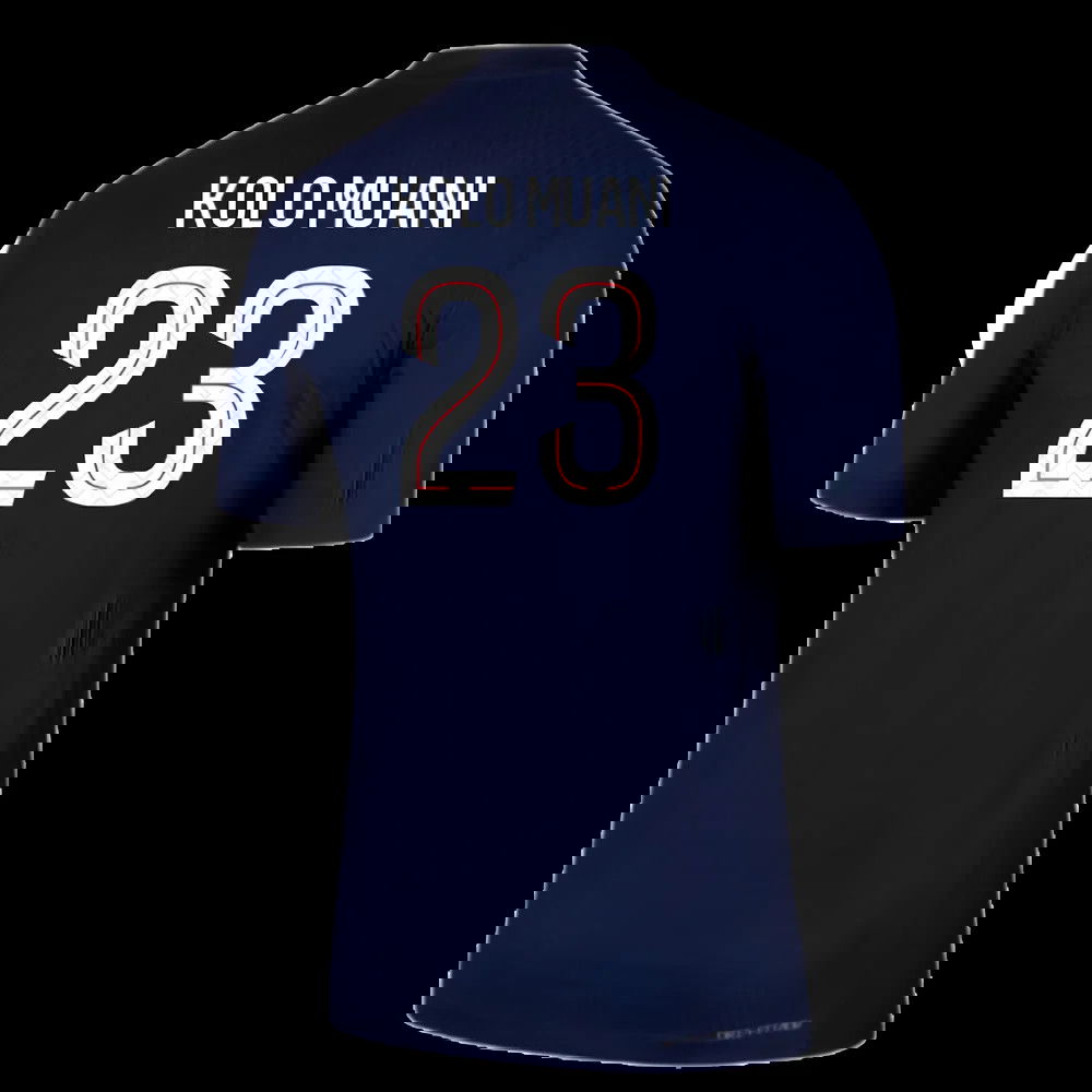 2025-2026 PSG Home Dri-Fit ADV Authentic Shirt (Kolo Muani 23)