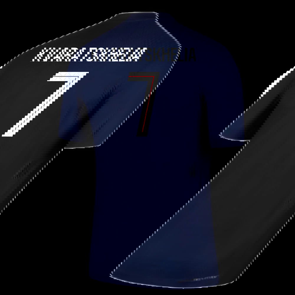 2025-2026 PSG Home Dri-Fit ADV Authentic Shirt (Kvaratskhelia 7)