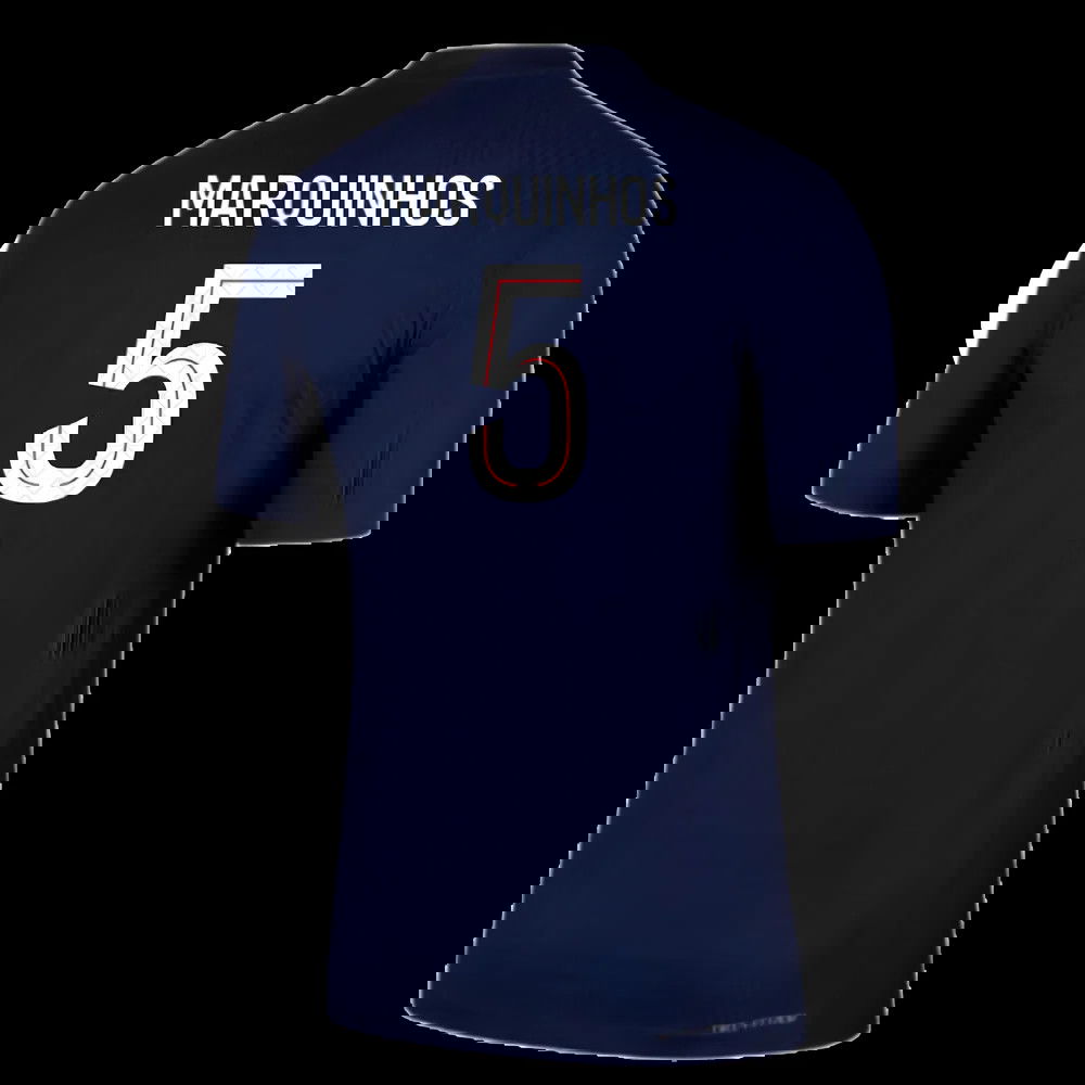2025-2026 PSG Home Dri-Fit ADV Authentic Shirt (Marquinhos 5)