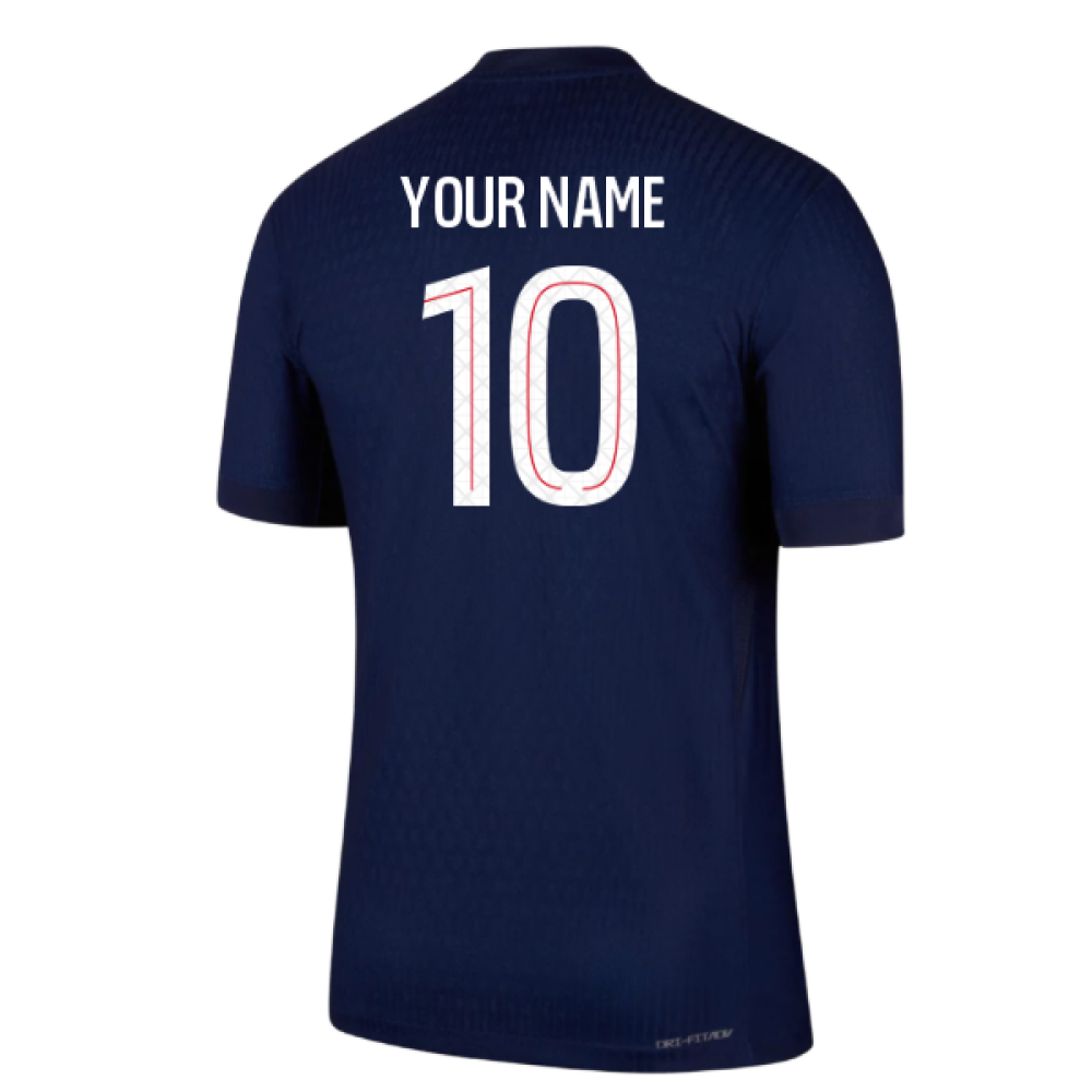 2025-2026 PSG Home Dri-Fit ADV Authentic Shirt (Your Name)