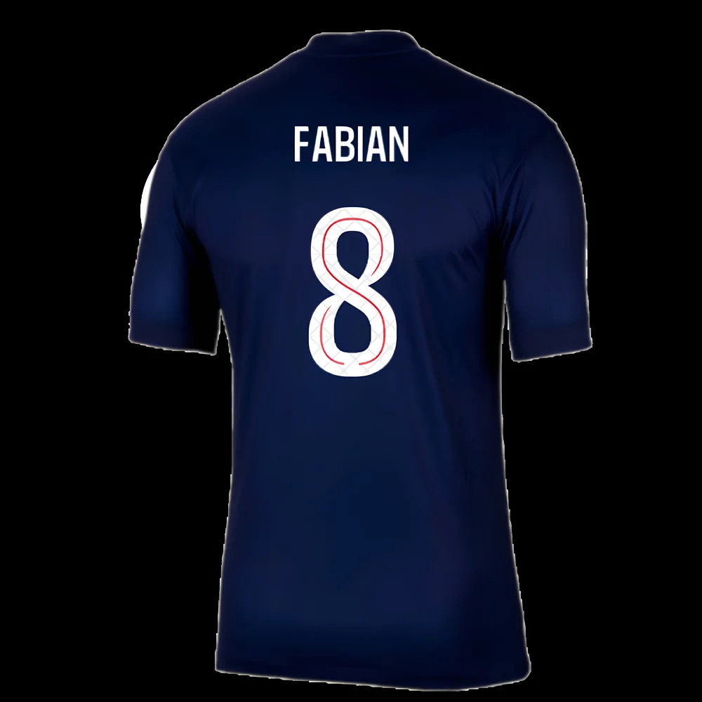 2025-2026 PSG Paris Saint Germain Home Shirt (Fabian 8)