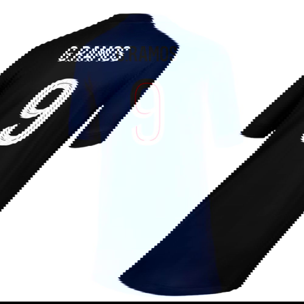 2025-2026 PSG Paris Saint Germain Home Shirt (Kids) (G.Ramos 9)