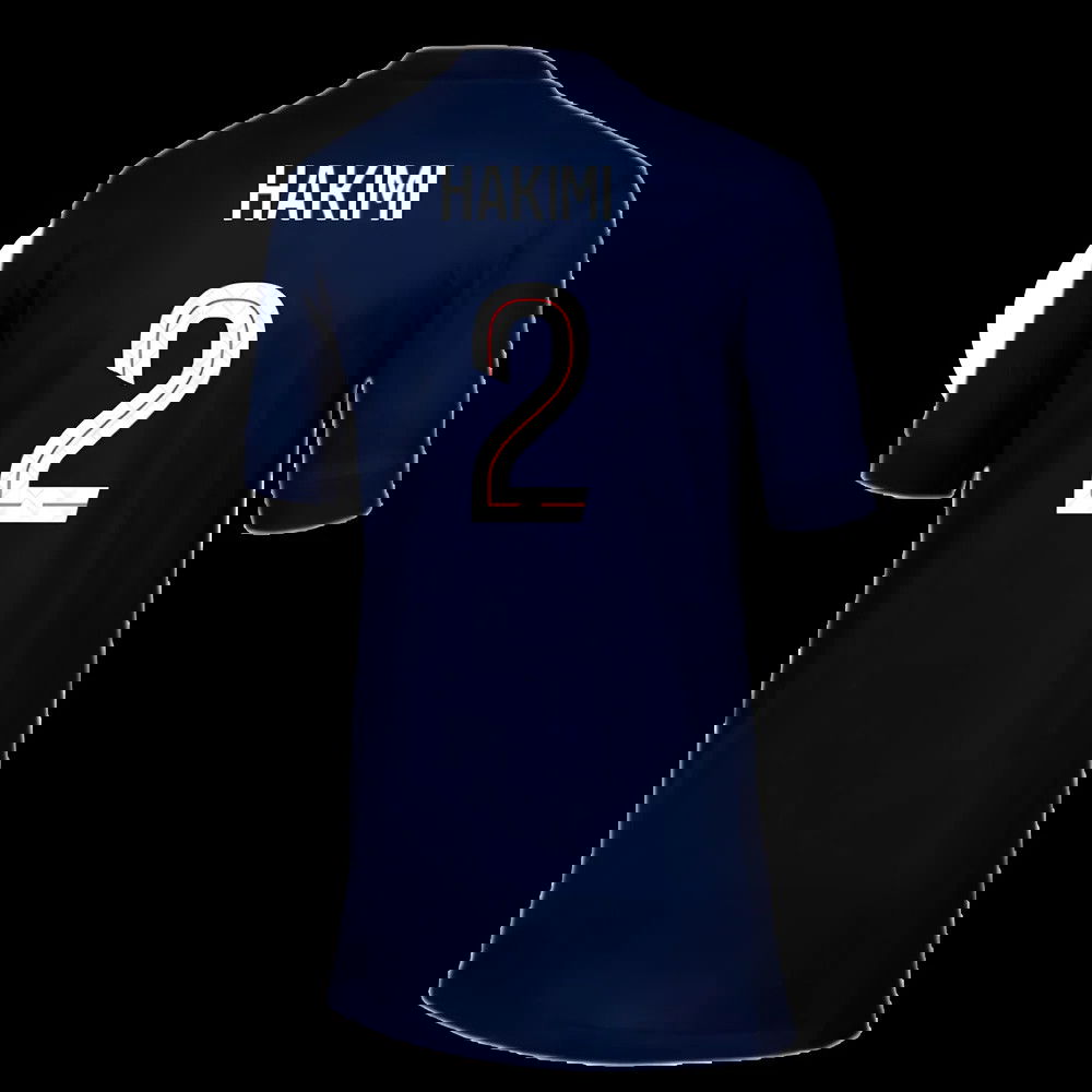 2025-2026 PSG Paris Saint Germain Home Shirt (Kids) (Hakimi 2)