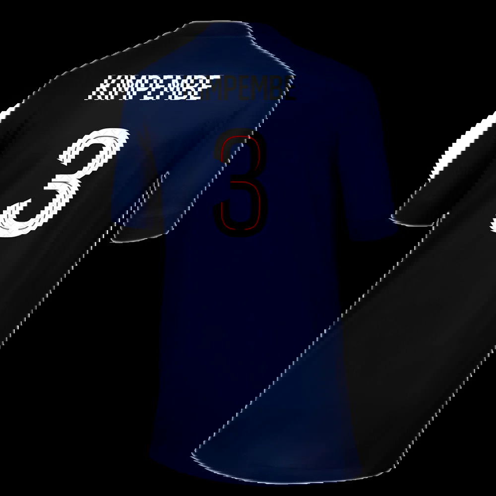 2025-2026 PSG Paris Saint Germain Home Shirt (Kids) (Kimpembe 3)