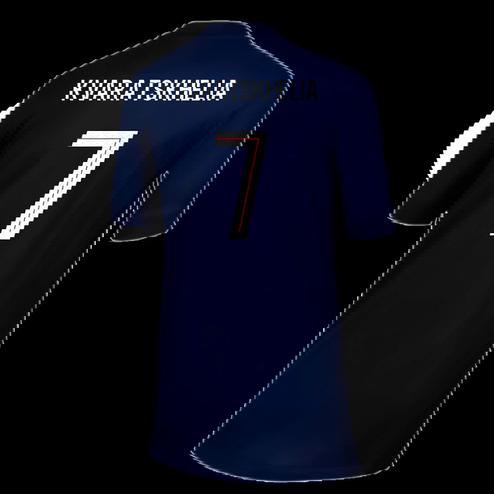 2025-2026 PSG Paris Saint Germain Home Shirt (Kids) (Kvaratskhelia 7)