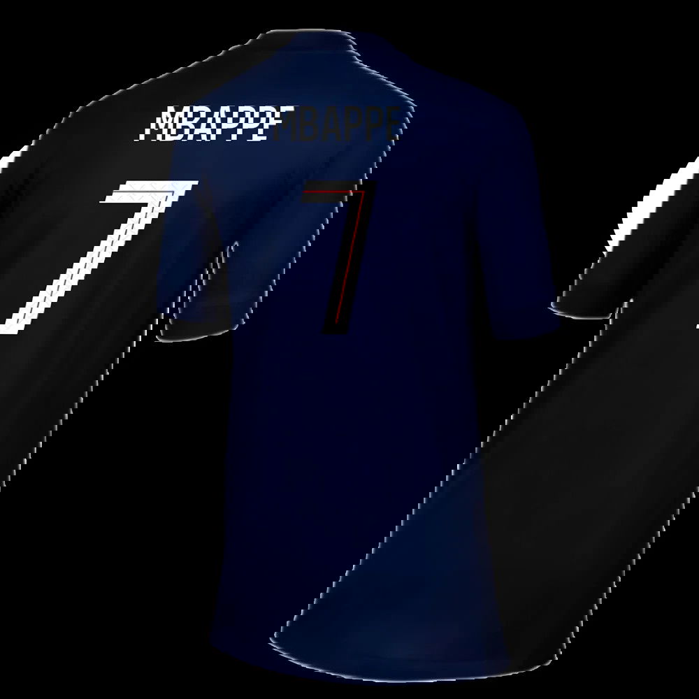 2025-2026 PSG Paris Saint Germain Home Shirt (Kids) (Mbappe 7)