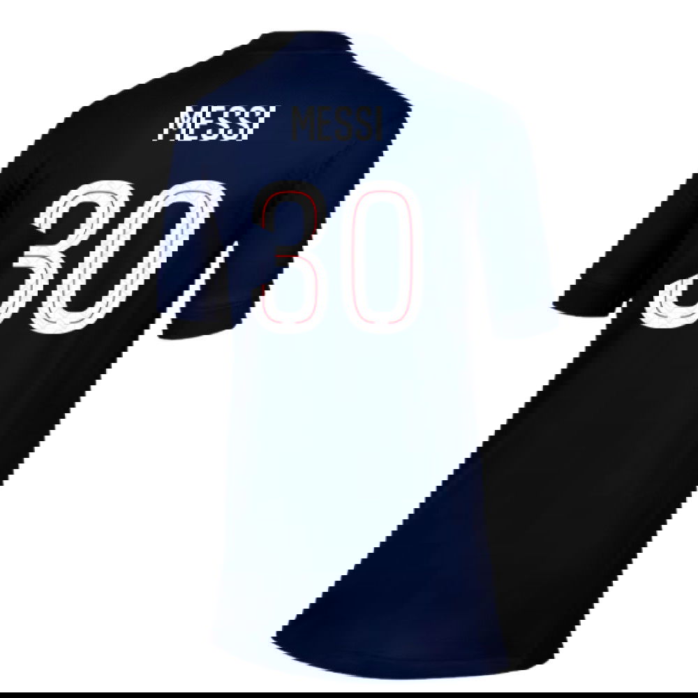 2025-2026 PSG Paris Saint Germain Home Shirt (Kids) (Messi 30)