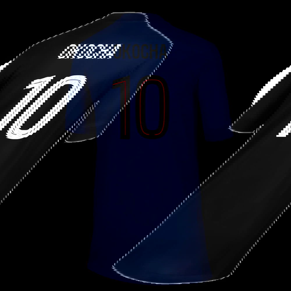 2025-2026 PSG Paris Saint Germain Home Shirt (Kids) (Okocha 10)