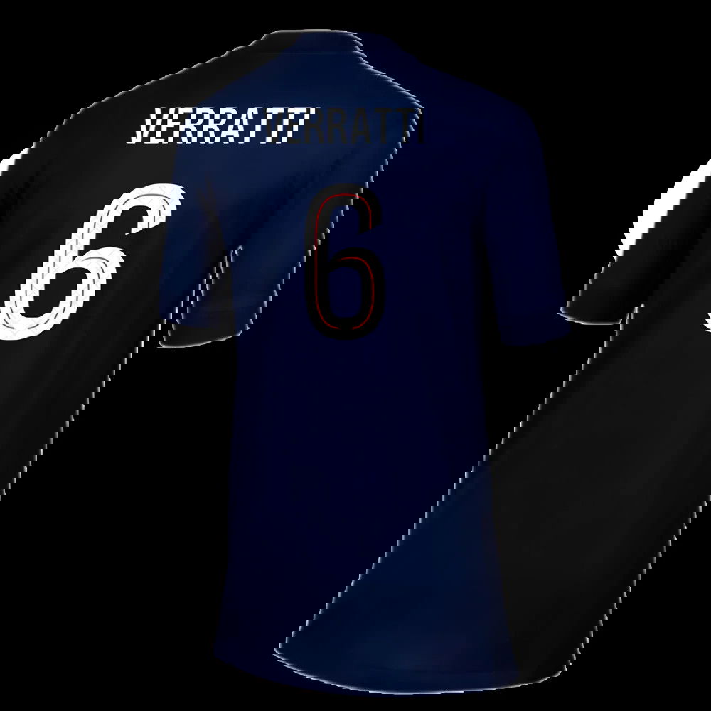 2025-2026 PSG Paris Saint Germain Home Shirt (Kids) (Verratti 6)