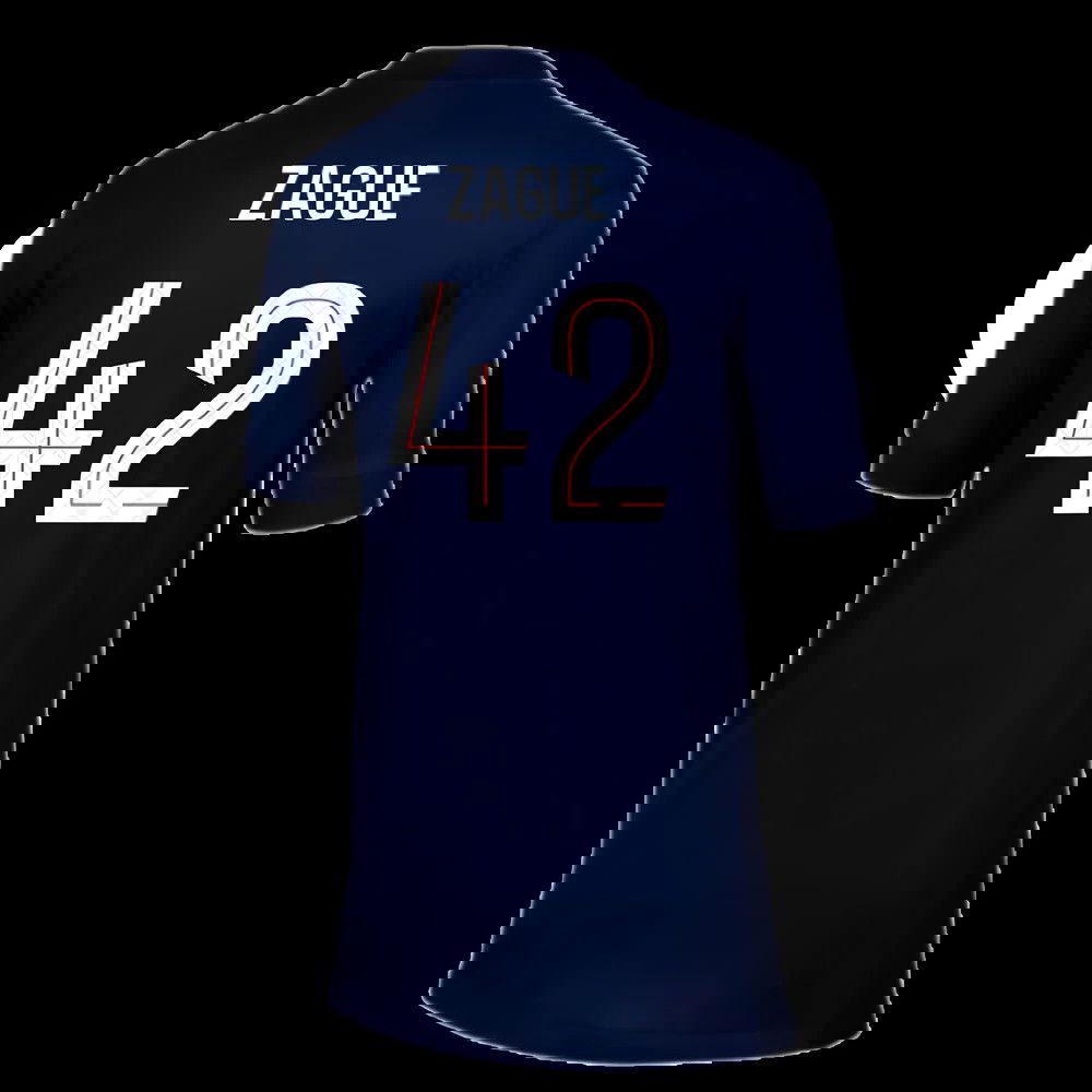 2025-2026 PSG Paris Saint Germain Home Shirt (Kids) (Zague 42)