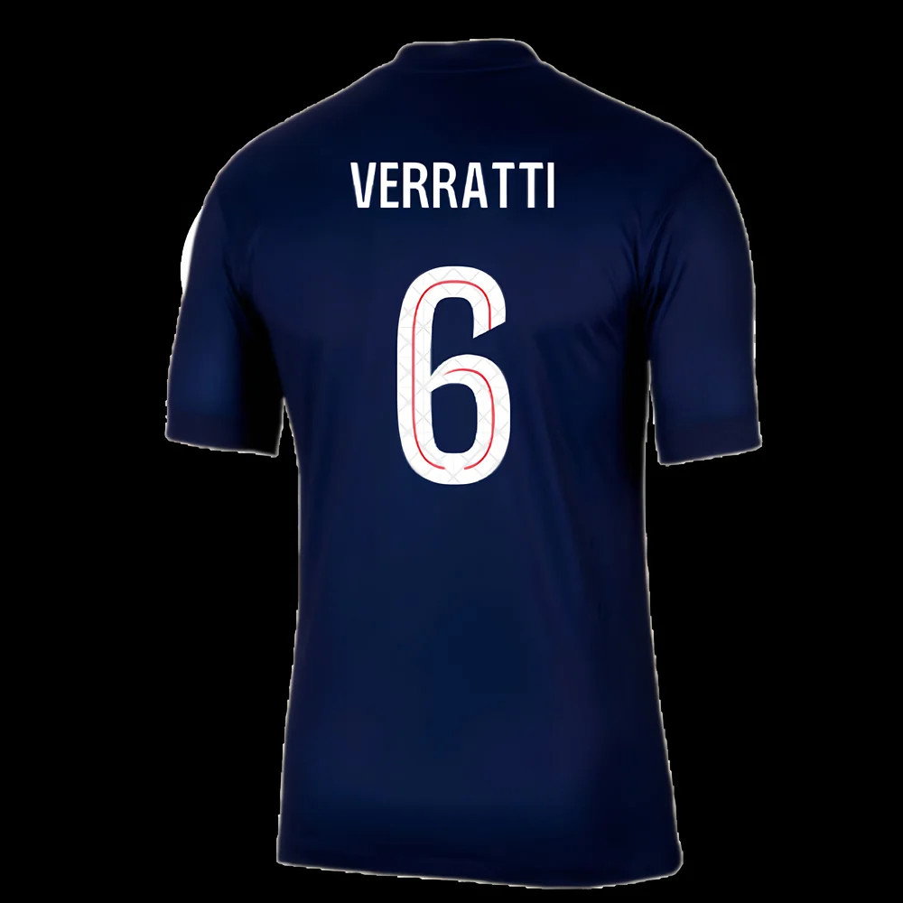 2025-2026 PSG Paris Saint Germain Home Shirt (Verratti 6)
