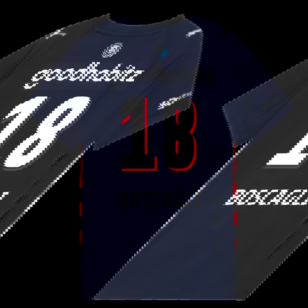 2025-2026 PSV Eindhoven Away Shirt (Kids) (Boscagli 18)