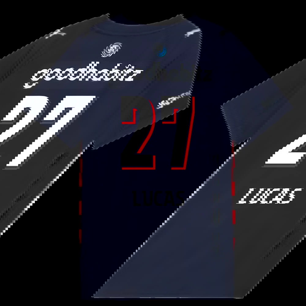 2025-2026 PSV Eindhoven Away Shirt (Kids) (Lucas 27)