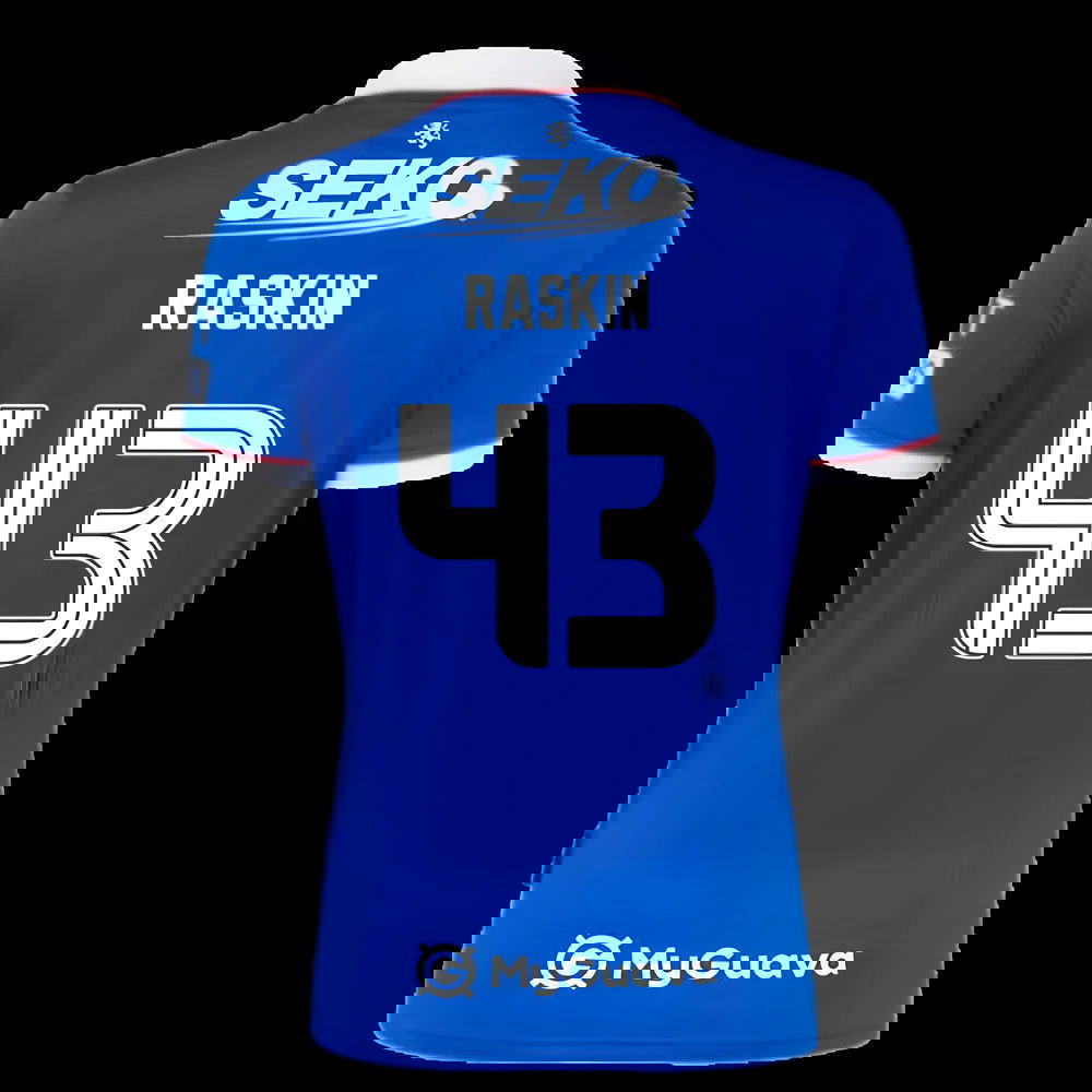 2025-2026 Rangers Home Shirt (Raskin 43)