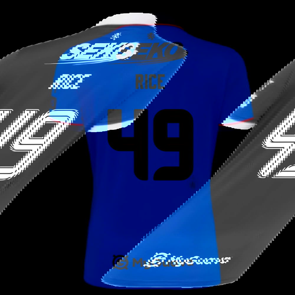 2025-2026 Rangers Home Shirt (Rice 49)