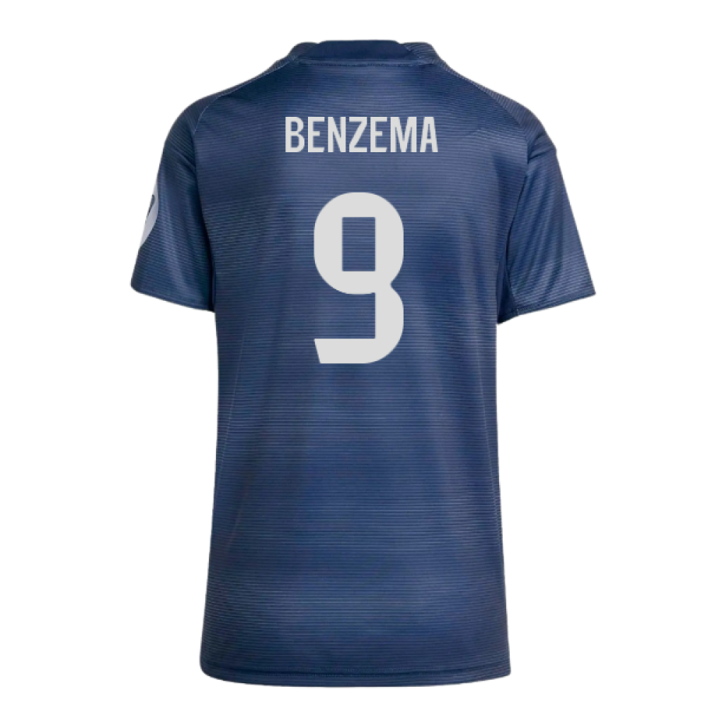 2025-2026 Real Madrid Authentic Away Shirt (Womens) (Benzema 9)