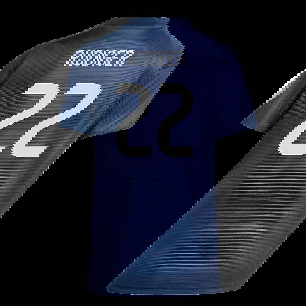 2025-2026 Real Madrid Authentic Away Shirt (Womens) (Rudiger 22)