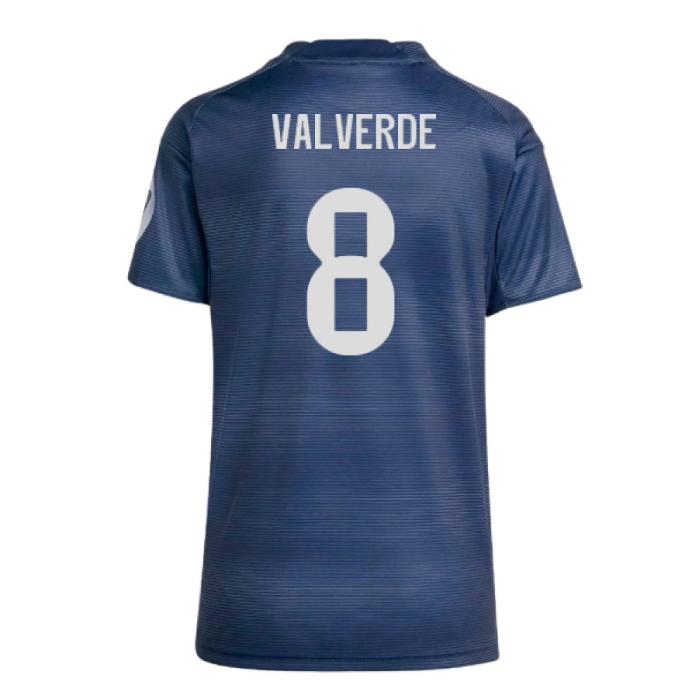 2025-2026 Real Madrid Authentic Away Shirt (Womens) (Valverde 8)