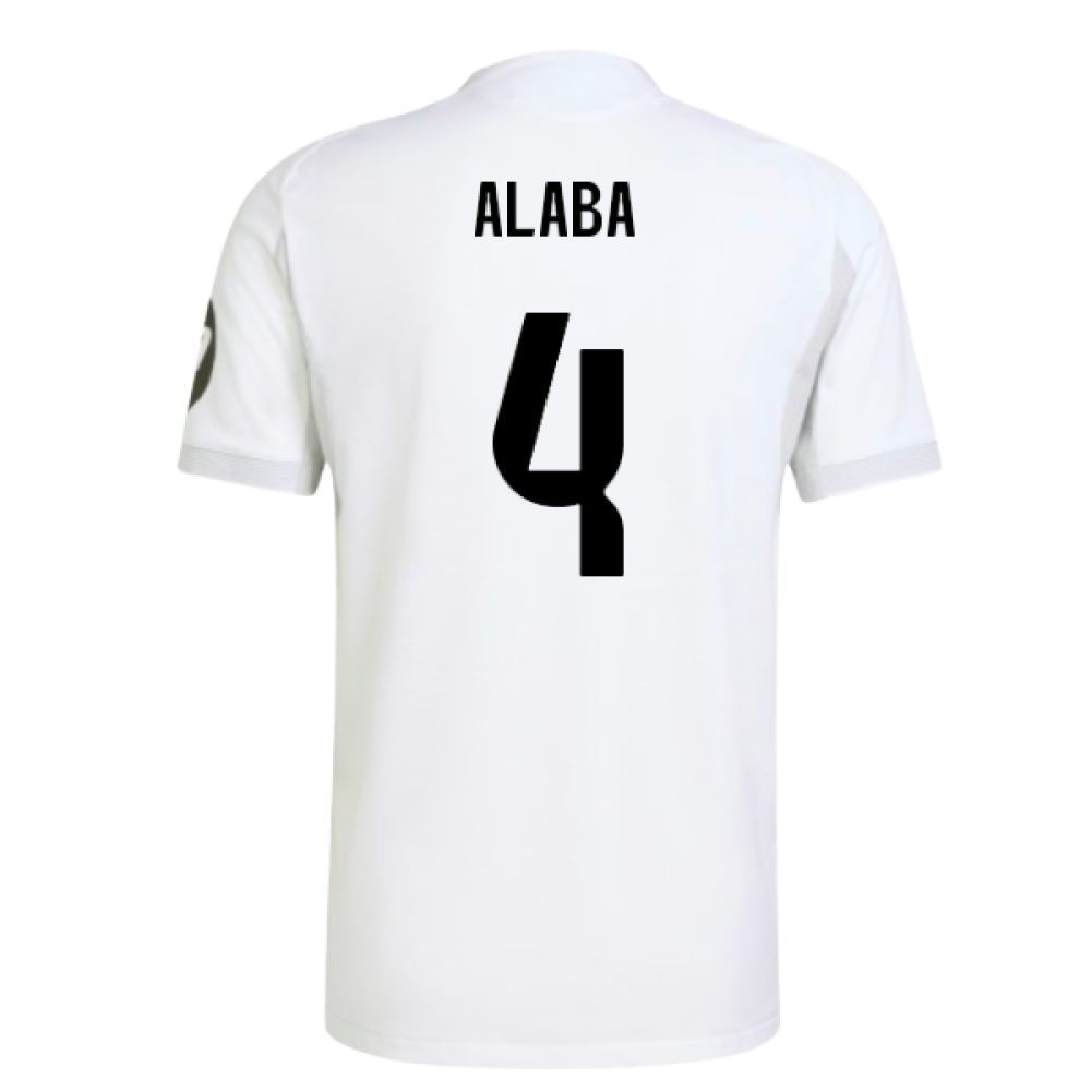 2025-2026 Real Madrid Authentic Home Shirt (Alaba 4)