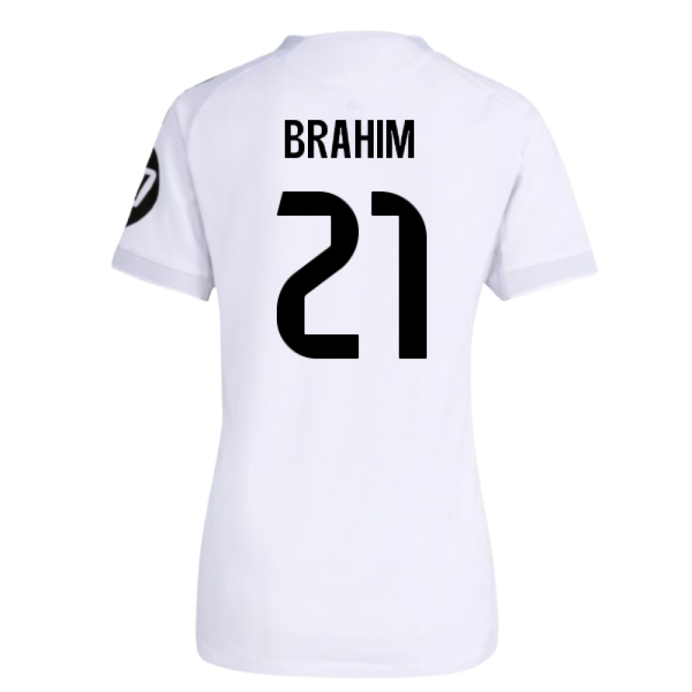 2025-2026 Real Madrid Authentic Home Shirt (Womens) (Brahim 21)