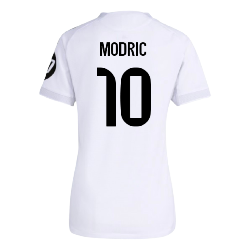 2025-2026 Real Madrid Authentic Home Shirt (Womens) (Modric 10)