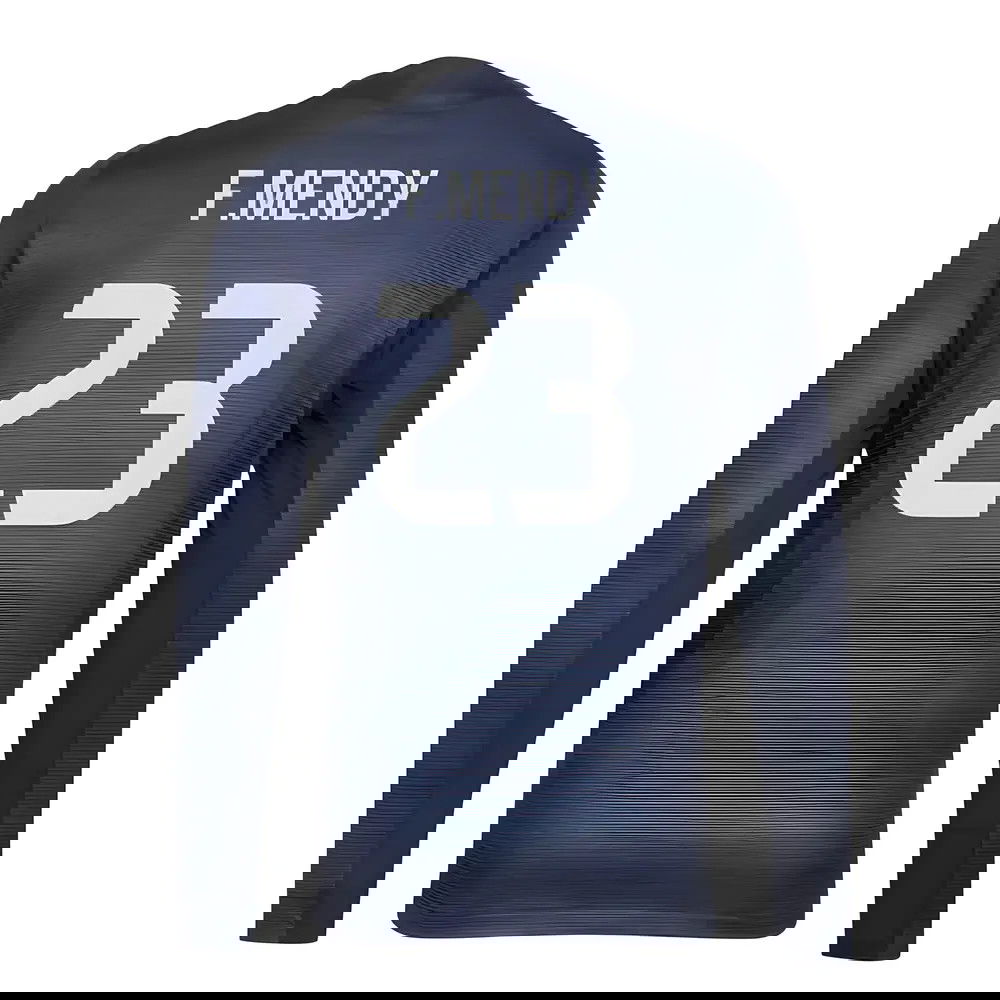 2025-2026 Real Madrid Authentic Long Sleeve Away Shirt (F.Mendy 23)