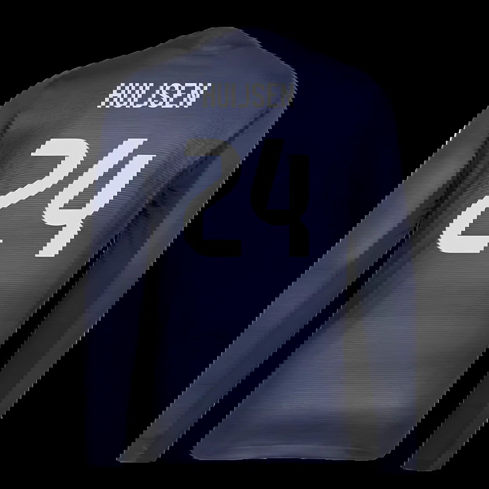 2025-2026 Real Madrid Authentic Long Sleeve Away Shirt (Huijsen 24)