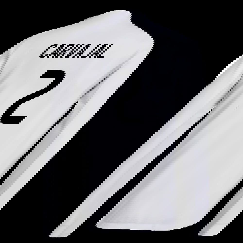 2025-2026 Real Madrid Authentic Long Sleeve Home Shirt (Carvajal 2)